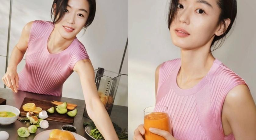 健康均衡飲食也是女神維持年輕的關鍵。