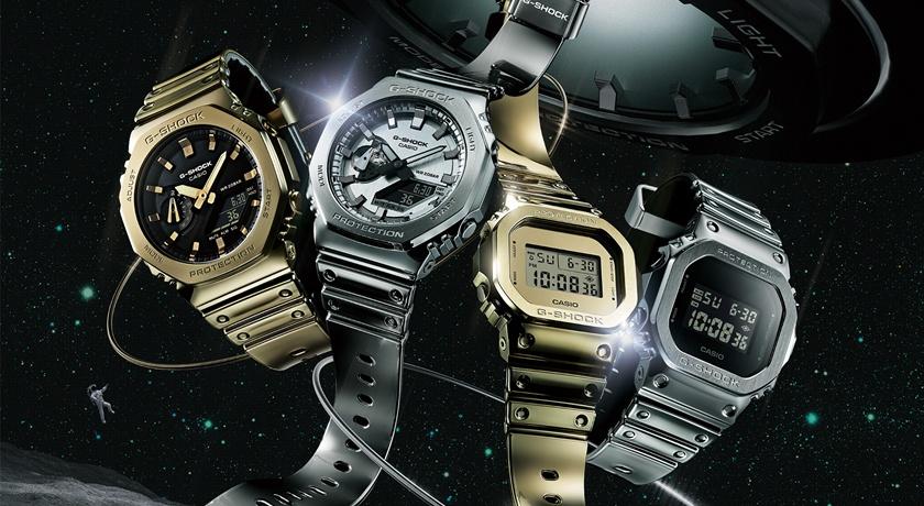 G-SHOCK推全新金屬系列人氣八角錶殼2100閃亮變身！耐撞抗震超強悍 萬元有找