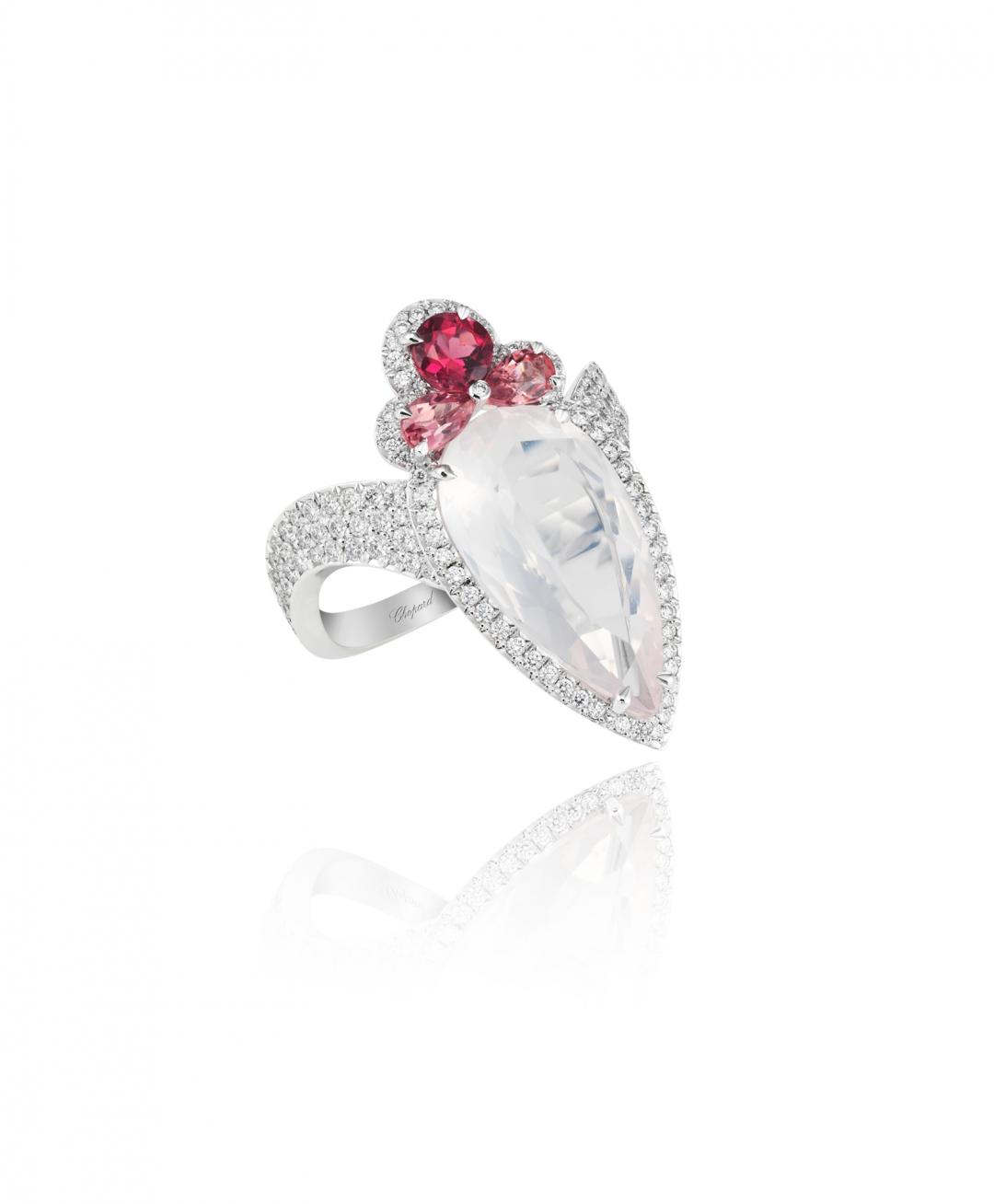 Temptation高級珠寶系列戒指。（Chopard）