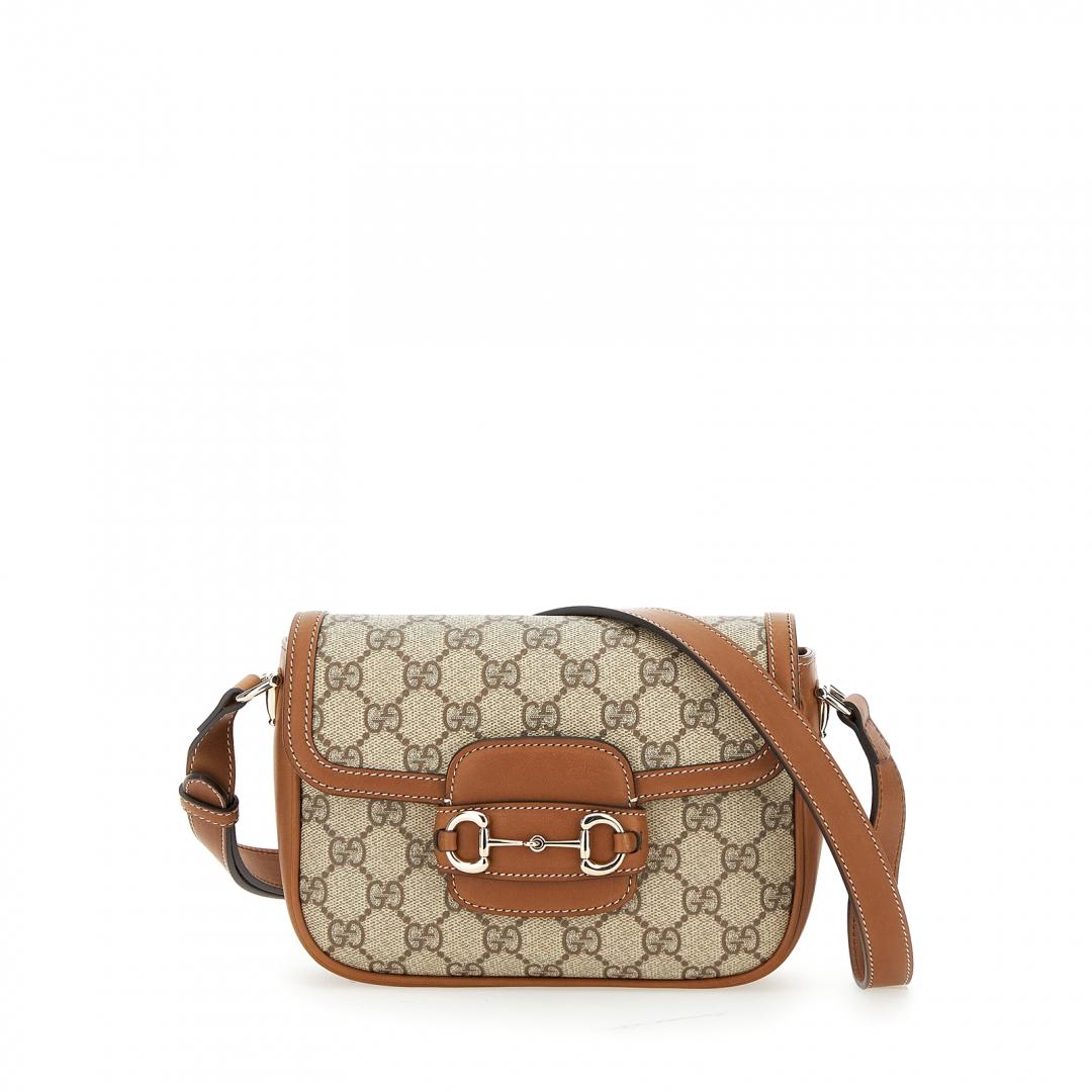 Gucci Soft Horsebit 1955迷你斜背包，94,500元。（Gucci提供）