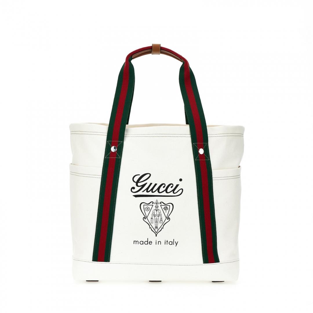 Light Canvas帆布托特袋，小型款，53,900元。（Gucci提供）