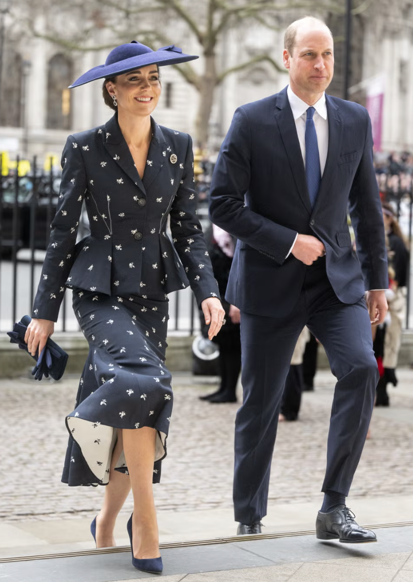 2023年凱特王妃和威廉王子一同出席大英國協日慶典儀式。(翻攝自IG)