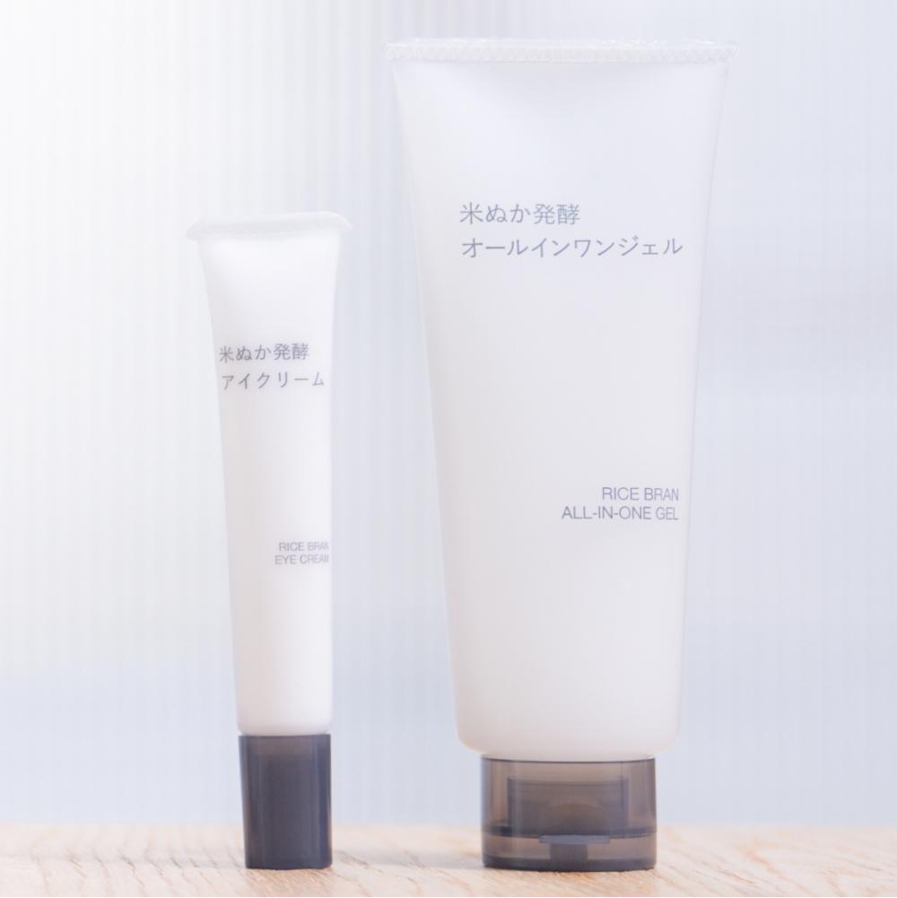 米糠發酵眼霜，20g，499元；ALL IN ONE美容凝膠，150g，499元。