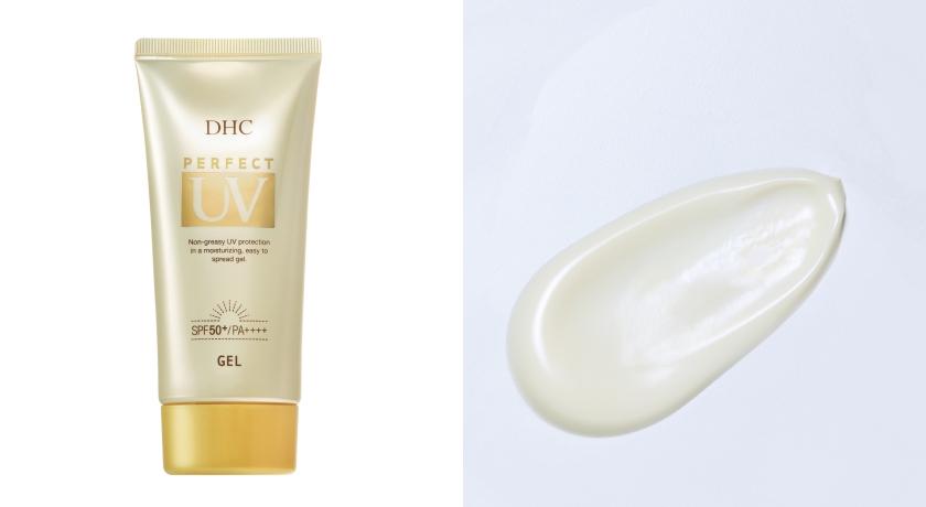 DHC金靚白水感防曬乳SPF50+/PA++++，80g，620元。