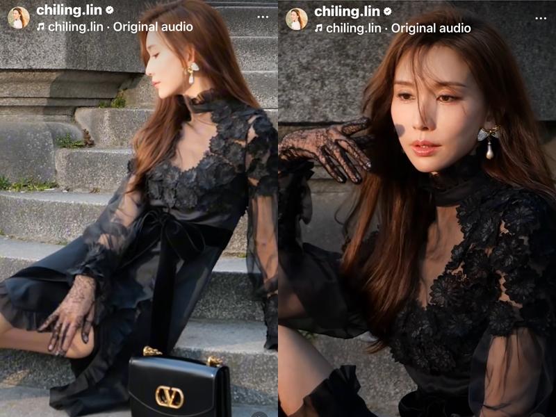 短短30秒滿是性感鏡頭，尤其在石階上變化Pose的瞬間超美，讓網友大讚女神。（翻攝自instagram）