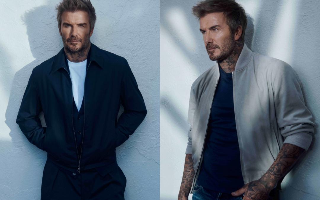 貝克漢本人是這系列的活招牌，不只對設計細節親力親為，拍廣告也當仁不讓出馬。