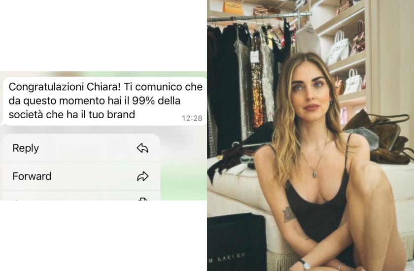 Chiara宣布買回公司股份，終於能「做自己」。