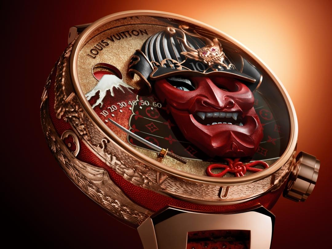 La Fabrique du Temps Louis Vuitton製錶工坊的第三件作品取材自日本，推出以武士道為靈感的全新腕錶作品。（Louis Vuitton提供）