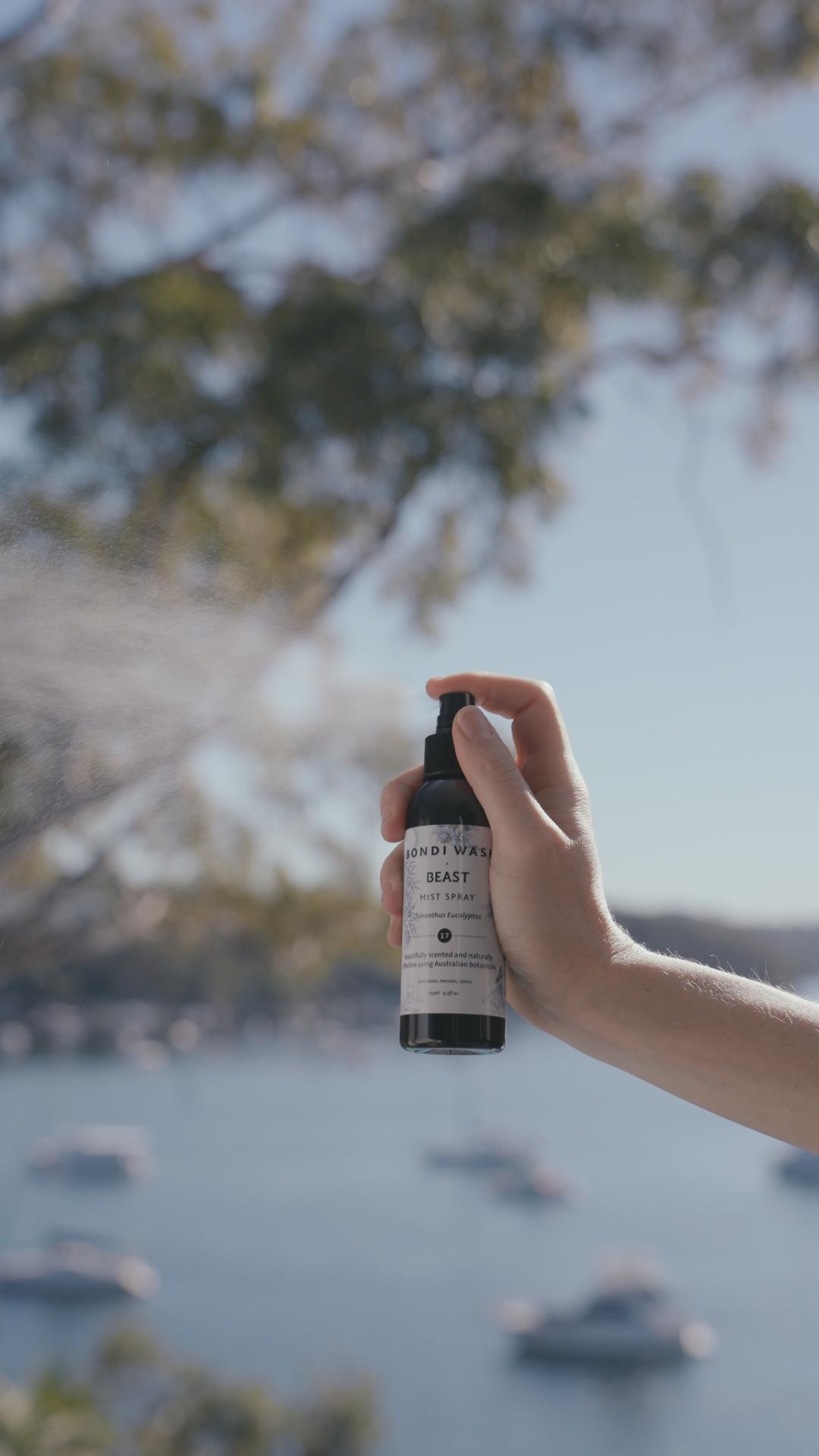 Bondi Wash桂花及桉樹植萃防護噴霧-BEAST聯名版125ml/650元。
