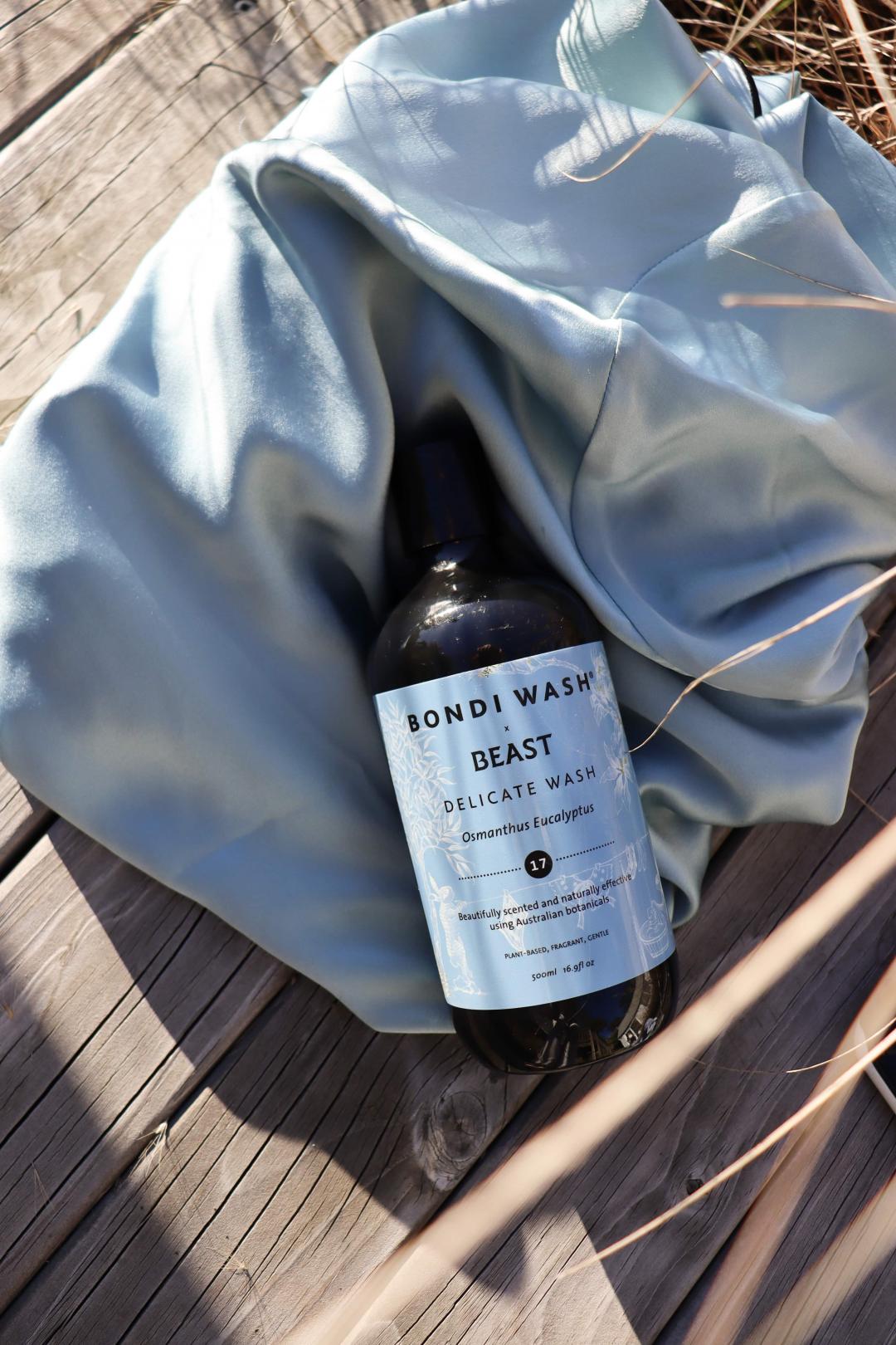 Bondi Wash桂花及桉樹精緻衣物洗衣精-BEAST聯名版 500ml/850元。 