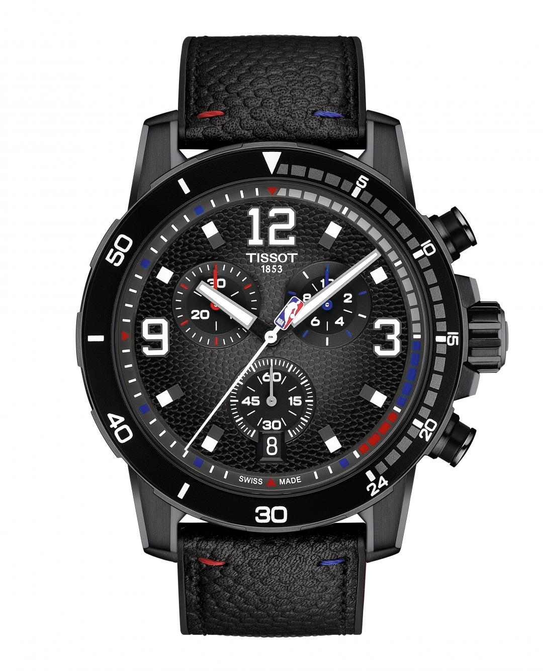 TISSOT Supersport系列NBA官方特別版腕錶45.5毫米，15,300元。(TISSOT提供)