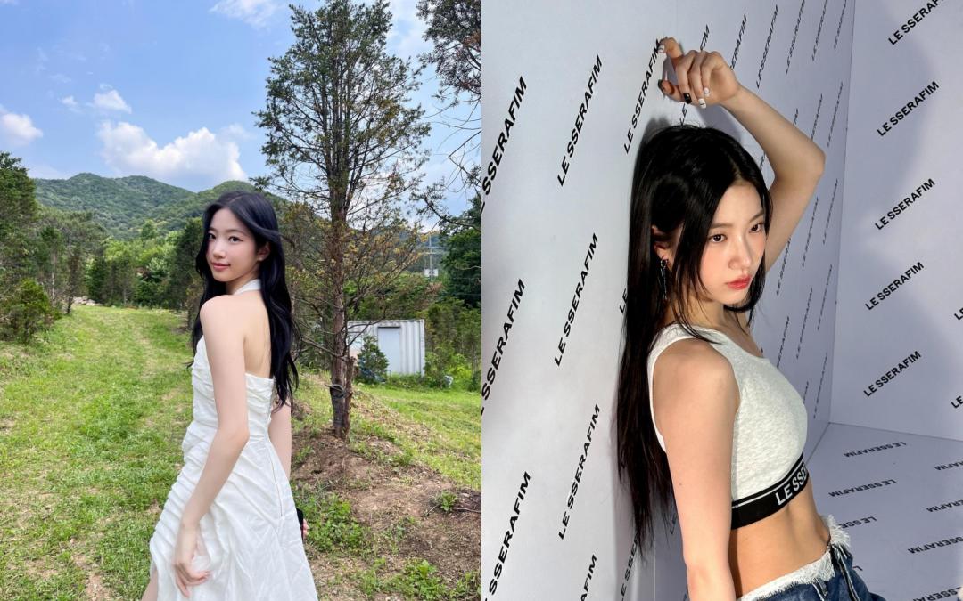 LE SSERAFIM的21歲成員中村一葉，3歲起開始學芭蕾，以體態優美著稱。