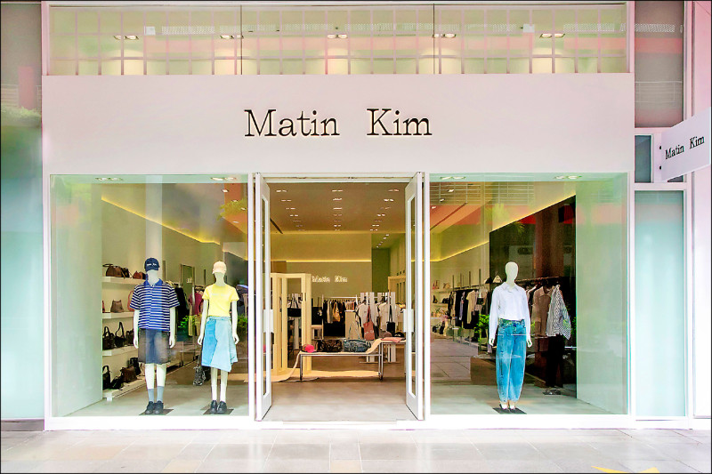 Matin Kim挺進競爭激烈的台北信義區，選在威秀商圈開幕70坪的旗艦店。