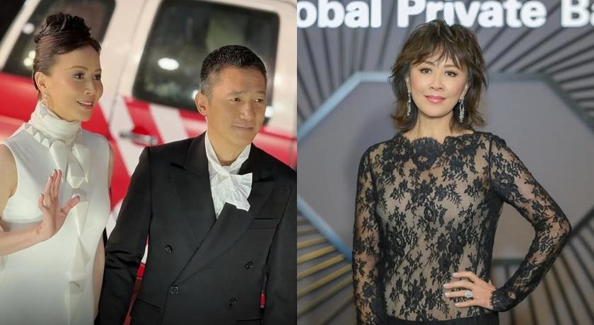 59歲劉嘉玲背後全空不怕露肉好敢穿！撇下梁朝偉緊黏小鮮肉玩超嗨