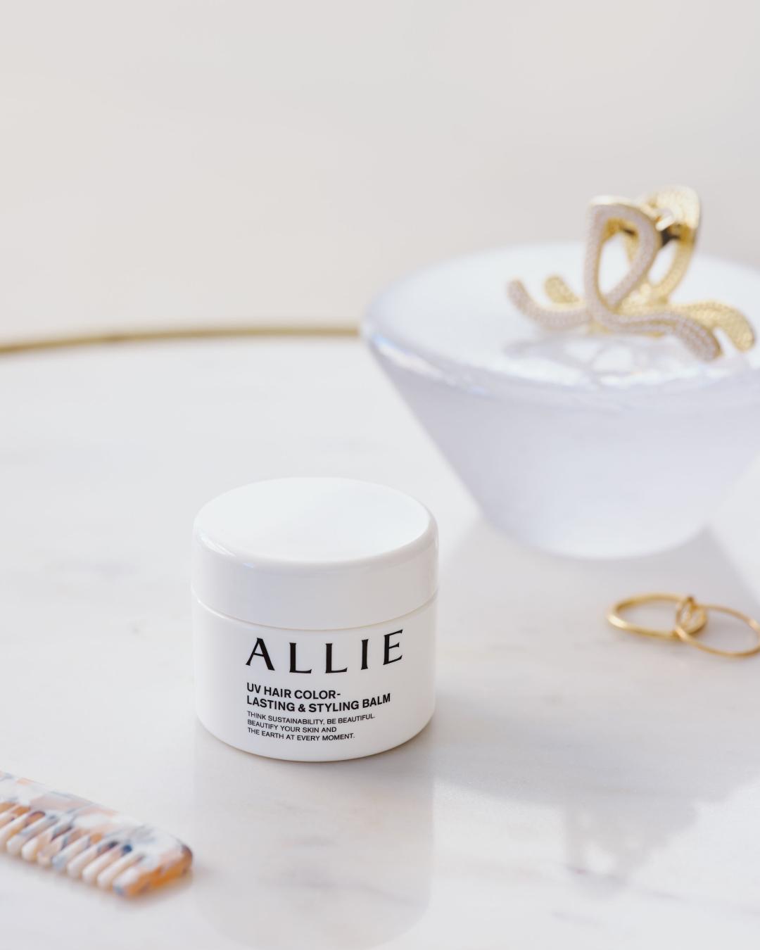 ALLIE 持采長豔UV防曬護色日間造型膏SPF50+ PA++++，35g／1,000元。