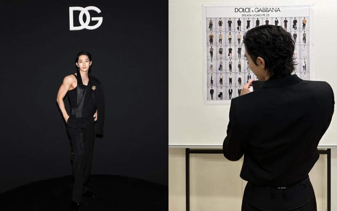 李洙赫多次受品牌邀請到米蘭時裝週看秀。