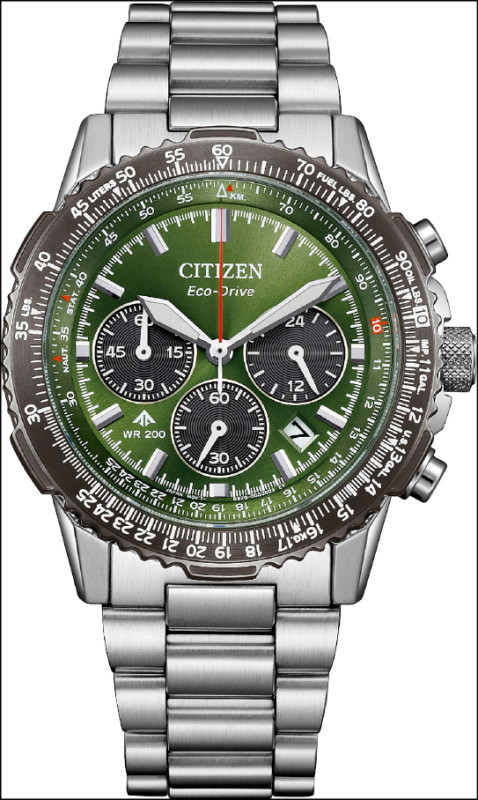 CITIZEN Promaster Sky系列CA4664-60W錶款，配備各種實用功能，19,800元。