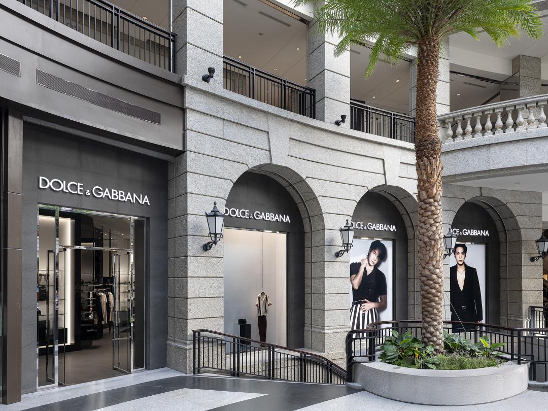 DOLCE＆GABBANA台灣首間旗艦店是近80坪的大店。