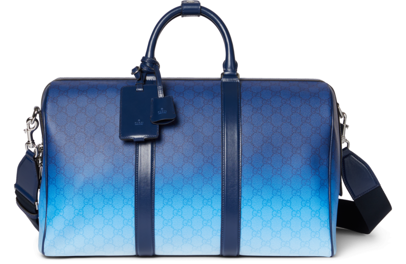 Gucci Chroma 漸層色行李袋，94,300元。（Gucci提供）