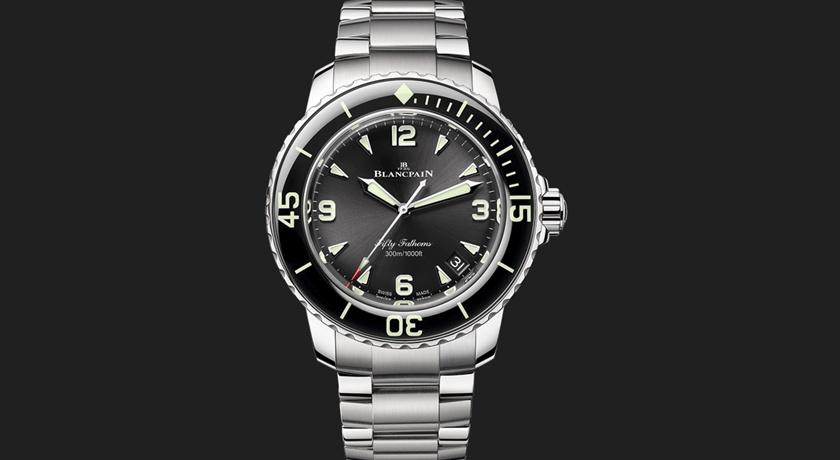 寶珀Blancpain人氣潛水錶五十噚首推42毫米精鋼款!長效5日鍊 防水300米