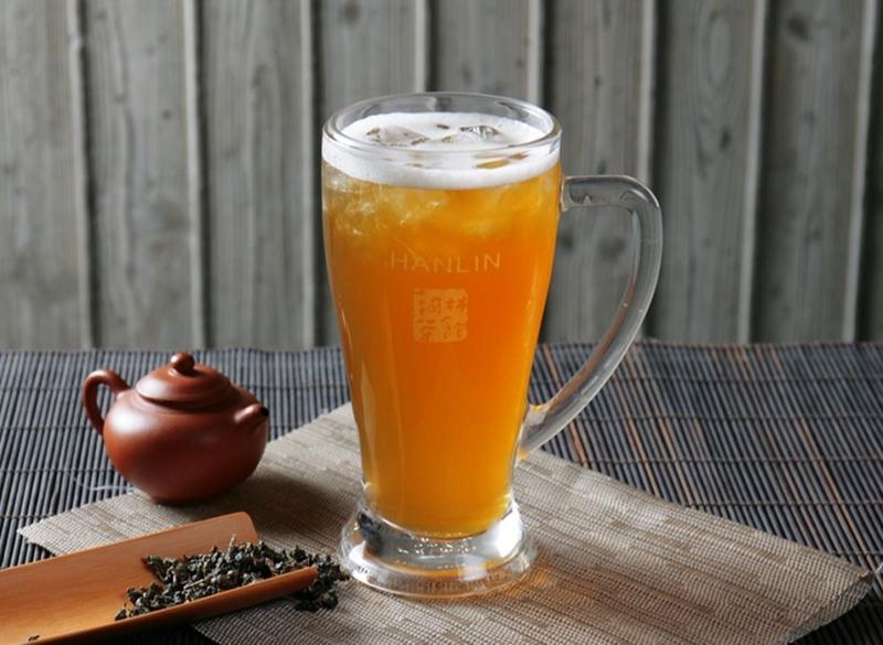 「翰林茶棧」原茶系列，包括綠、紅、翡翠、清烏、鐵觀音，特大杯8折優惠。