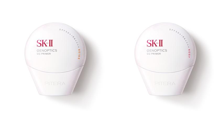 SK-II光蘊輕透CC霜#自然膚、#玫瑰色，SPF50+/  PA++++，皆為2,250元。