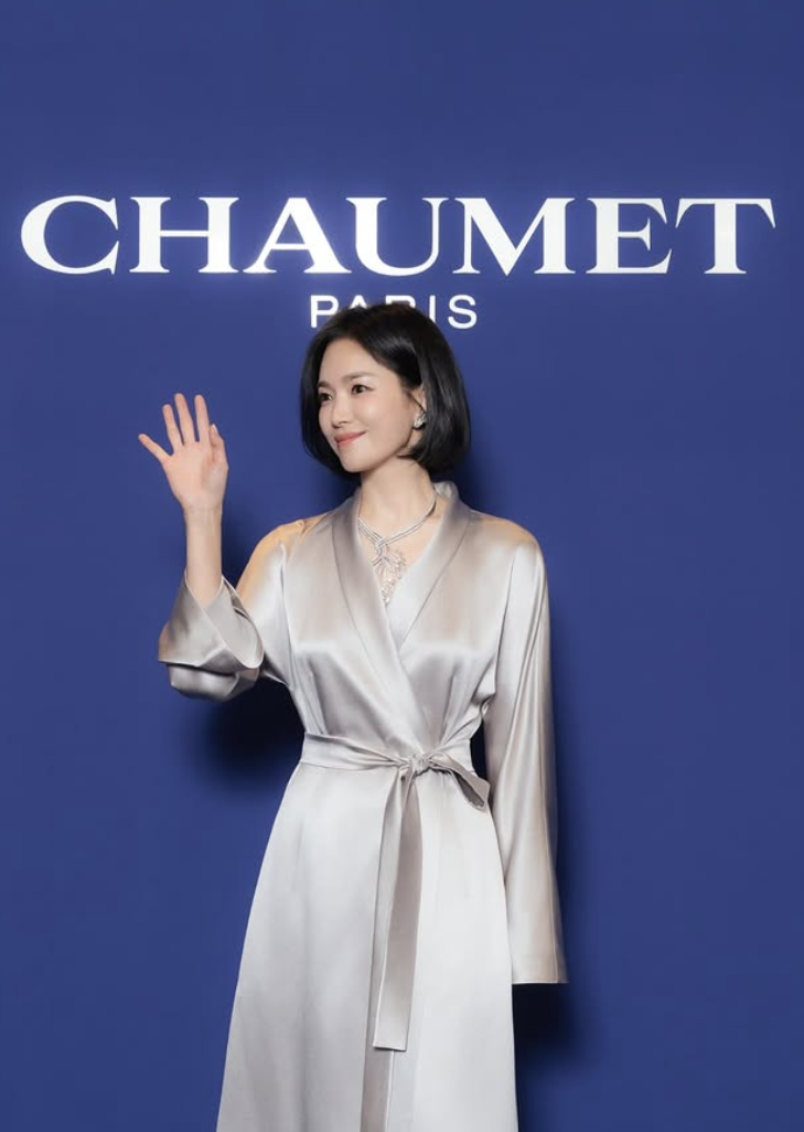 宋慧喬代言珠寶品牌Chaumet多年，優雅氣質和貴氣珠寶相襯。