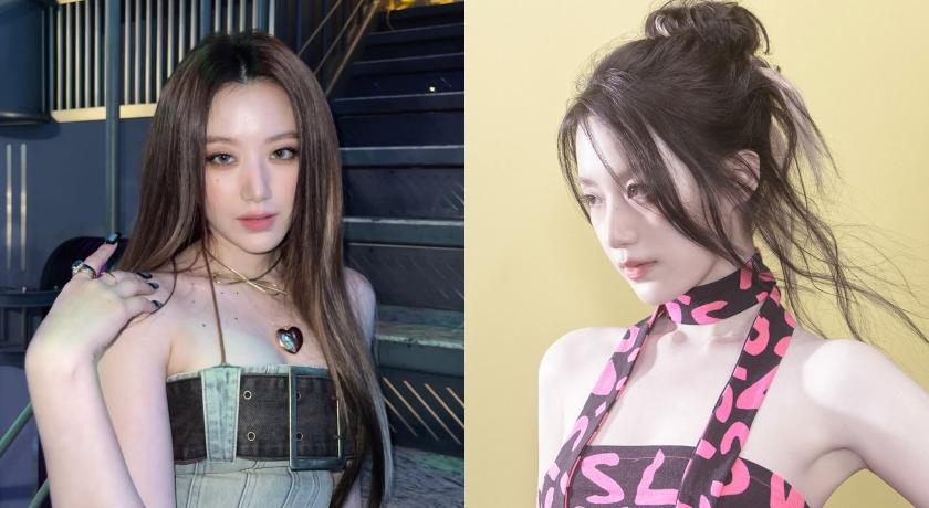 i-dle台灣成員葉舒華在韓國出道7年，已晉升資深女團成員行列。本月回歸身材明顯比以往瘦一大圈，發狠鏟肉效果顯著。