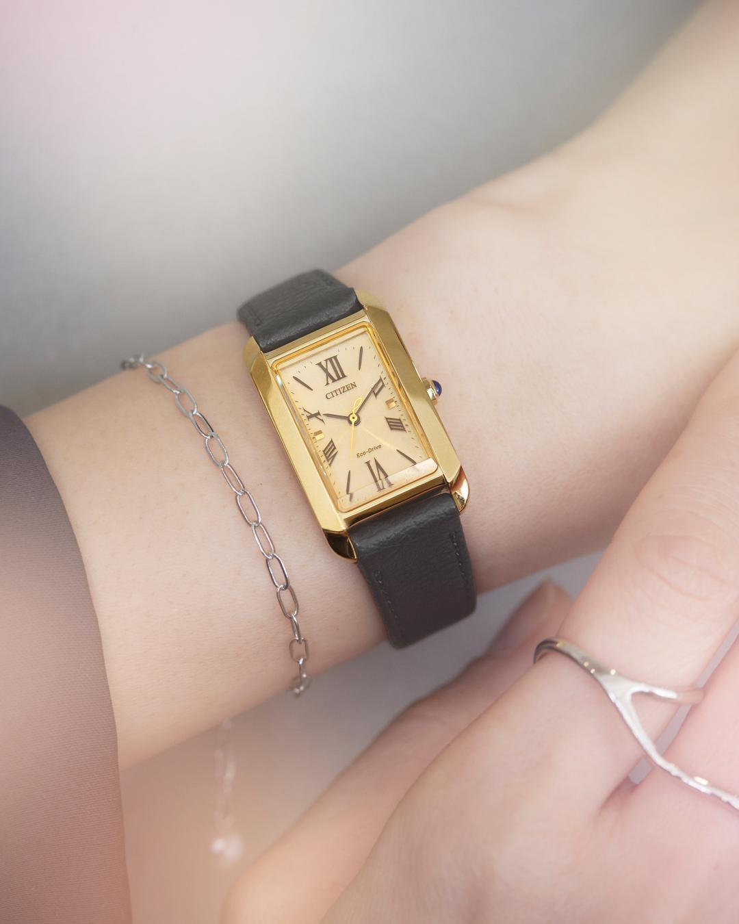 CITIZEN L系列EW5622-09P錶款，14,800元，台灣限量100只。(CITIZEN提供，以下同)