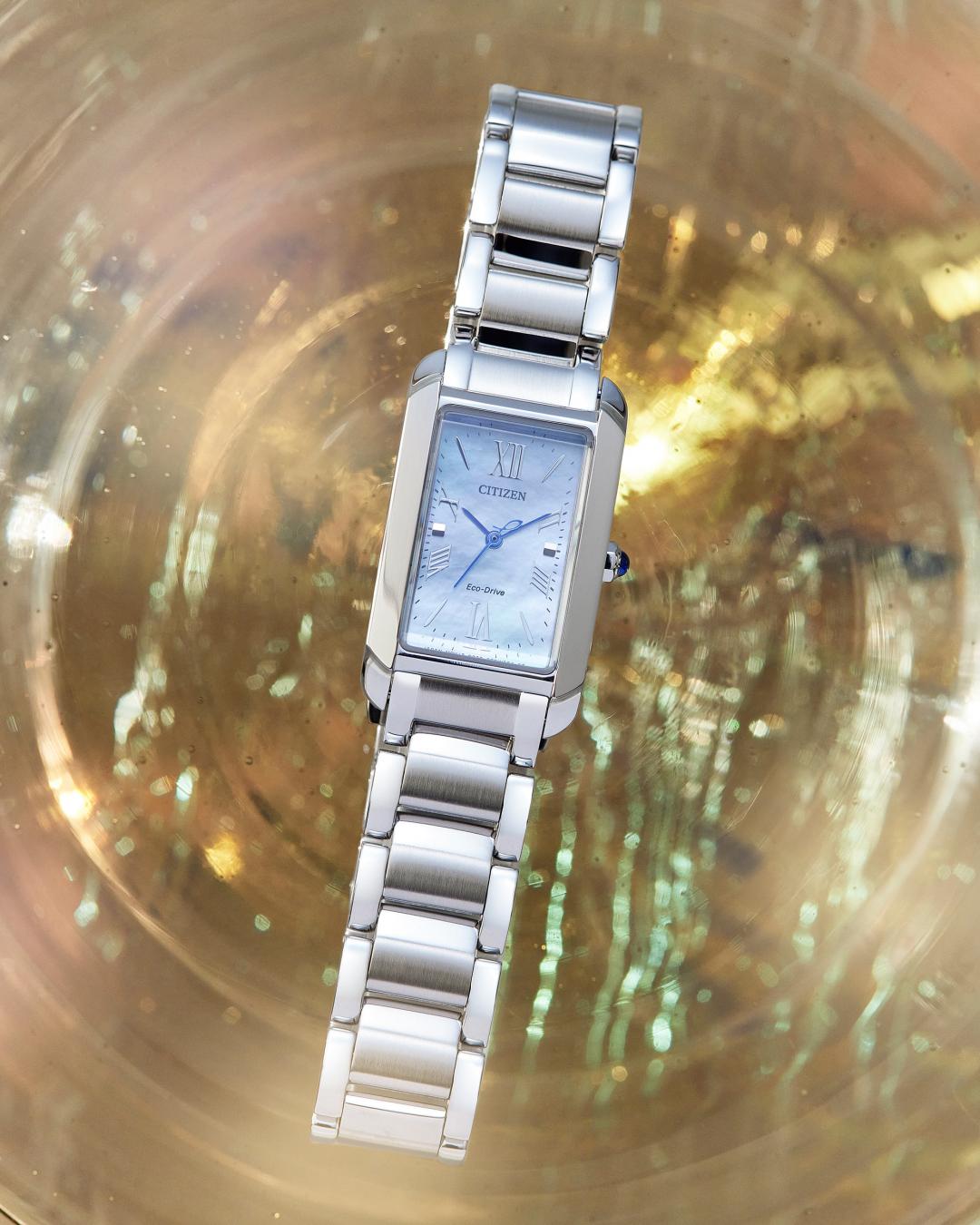 CITIZEN L系列EW5620-55N錶款，15,800元，台灣限量100只。