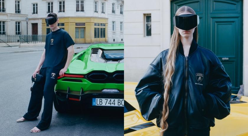 BALENCIAGA攜手頂級超跑藍寶堅尼推聯名系列。