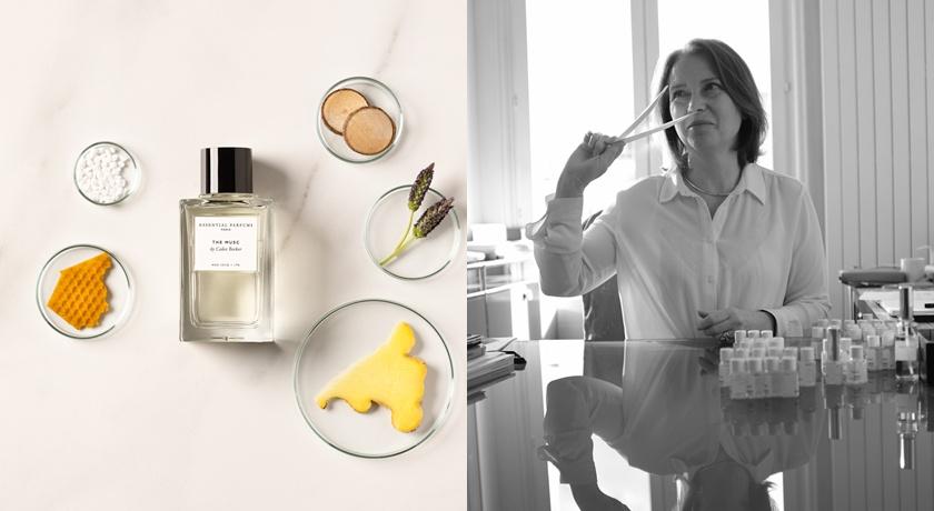法國香氛品牌Essential Parfums是市場上少數將創作者視為核心的香氛品牌，圖為繆斯麝香淡香精及調香師Calice Becker。