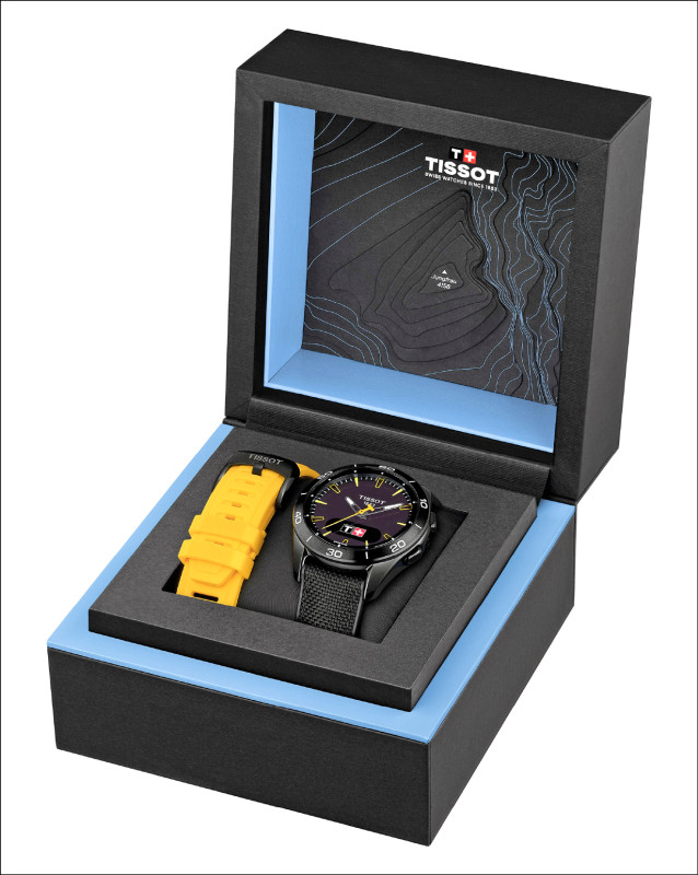 T-Touch Connect Sport每只腕錶皆有特殊收藏盒，35,700元。