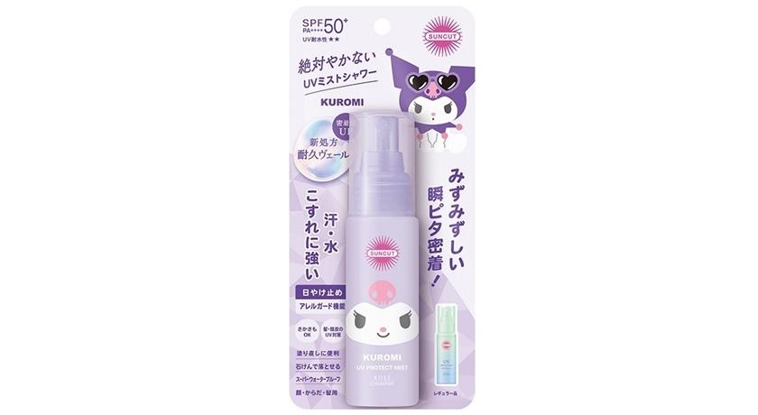 SUNCUT UV曬可皙 高效防曬水珠噴霧 (三麗鷗)，60ml，388元。（屈臣氏獨家）