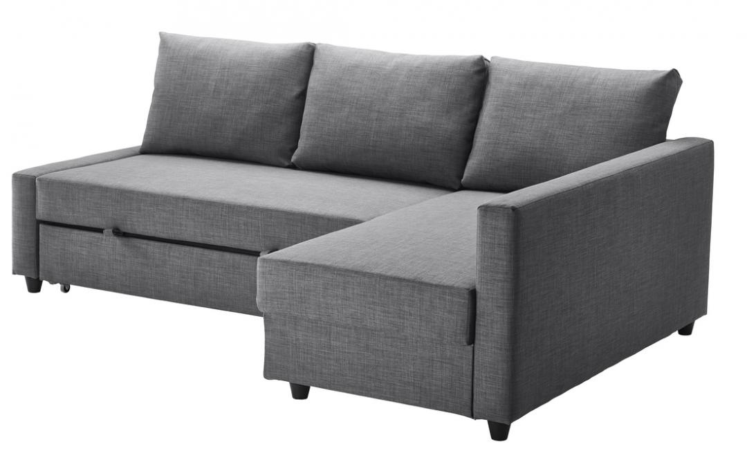 FRIHETEN轉角沙發床附收納空間，12,900元。(IKEA提供，以下同)