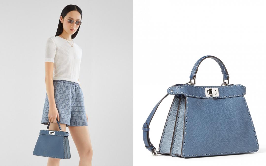 台中臨時店獨賣款：FENDI Peekaboo ISeeU（小型），售價NT$198,000元。