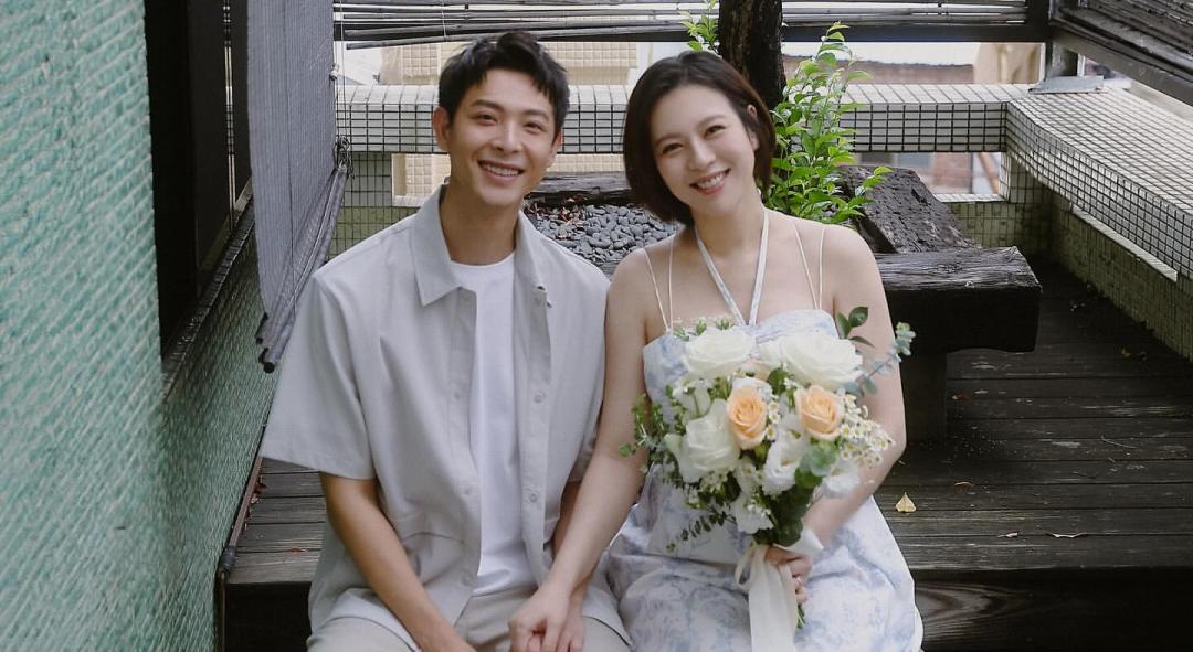 劉品言套「非典型婚紗」當浪漫新娘！連晨翔偷穿情侶裝展現愛妻性格