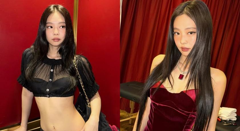 Jennie睽違一個月發文全都是辣照！性感馬甲差點掛不住 一個側身太誘人