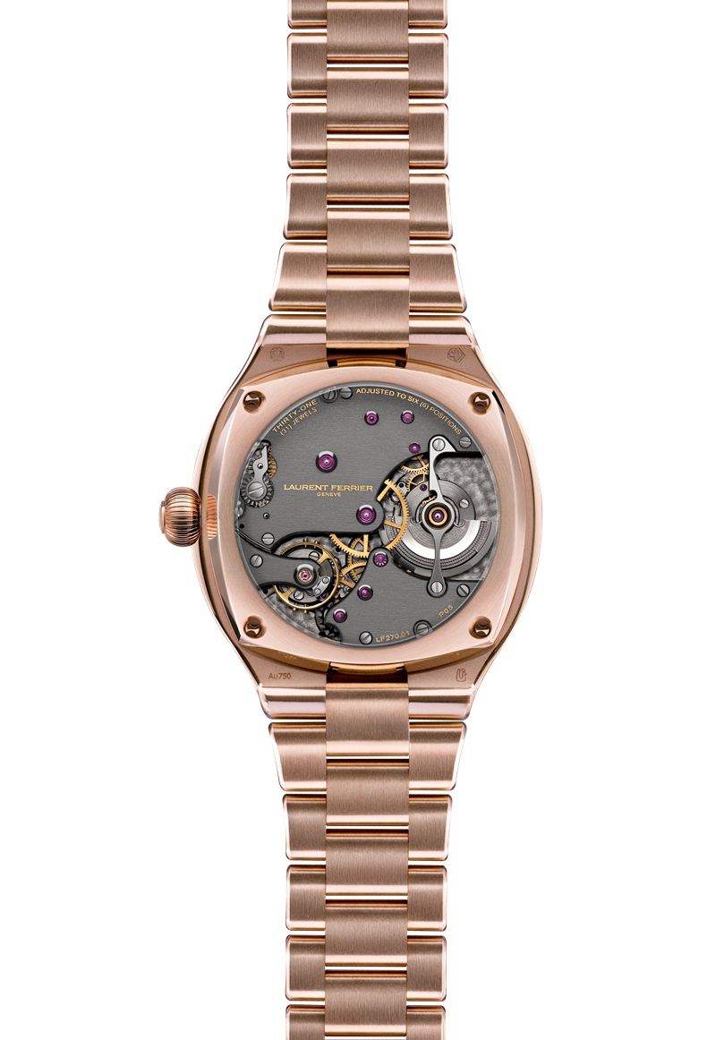 微型自動盤上可見雕刻了1979年利曼24小時耐力賽Laurent Ferrier先生與摯友拿下第三名的相關數字密碼。（SwissPrimeBrands提供）