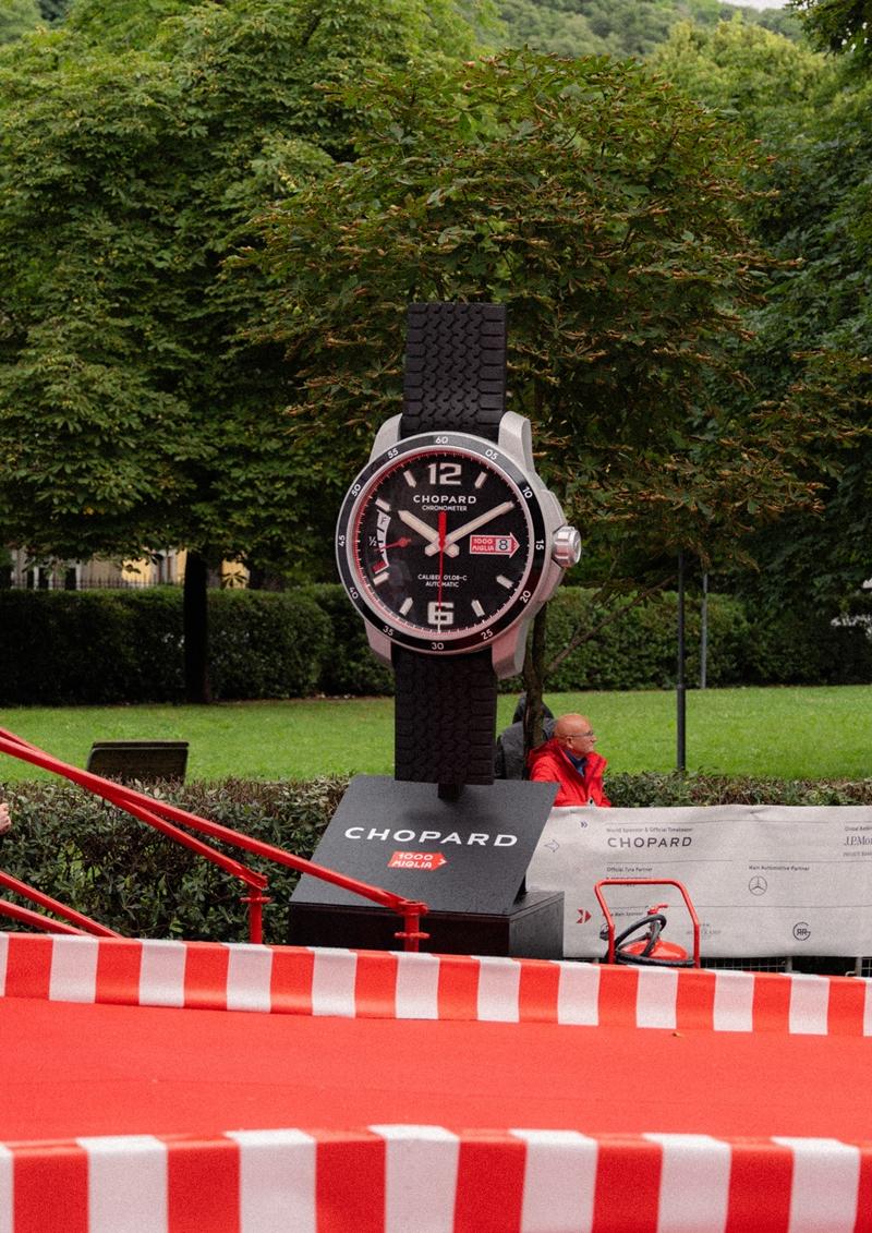 Chopard擔任Mille Miglia古董車耐力賽合作時計長達38年了。（Chopard提供）