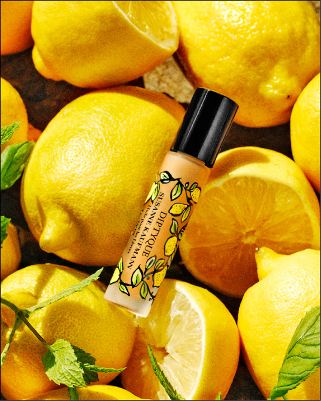 帶有檸檬草薄荷氣味的Diptyque 2025限量夏日唇油，5ml／1,400元。
