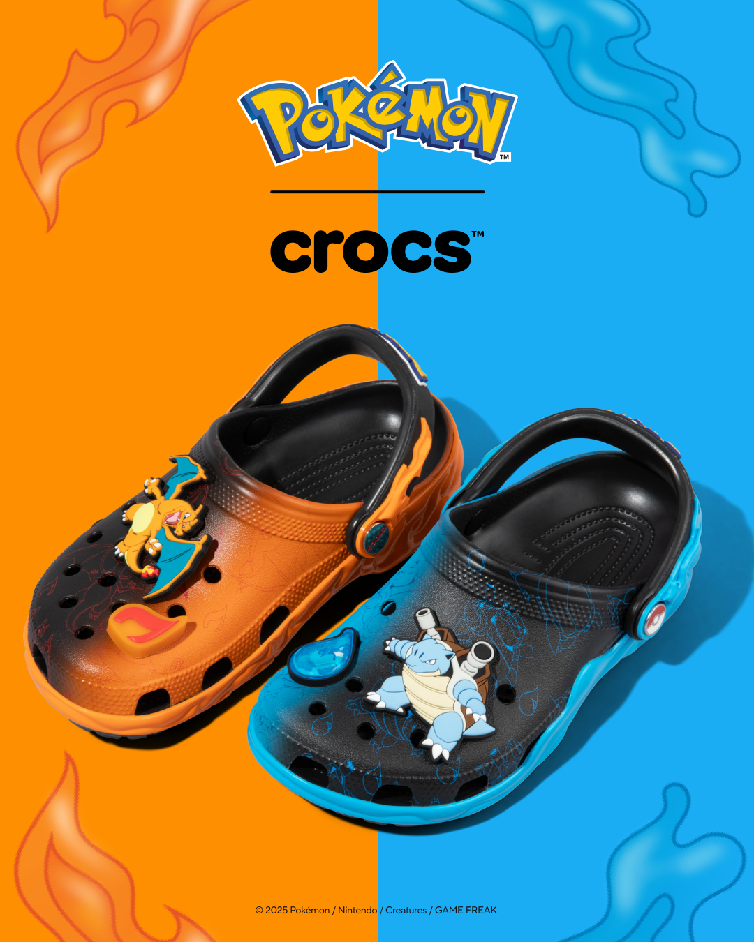 CROCSＸPokémon聯名系列寶可夢對戰經典克駱格，售價NT$2,480元。