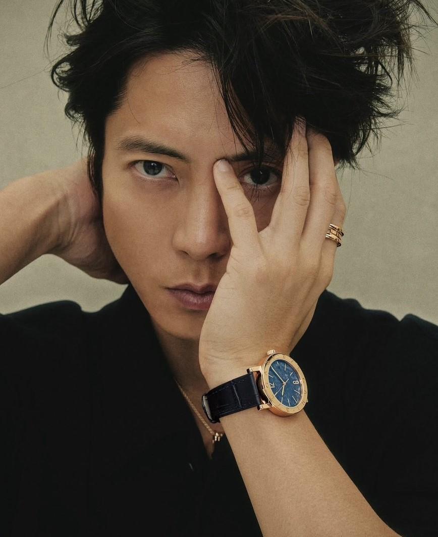 山下智久為代言精品寶格麗拍攝全新形象大片。（翻攝自instagram）