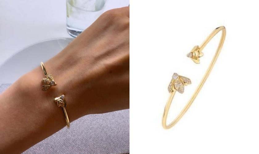 CHAUMET Bee de Chaumet 18K黃金手環，239,000元。