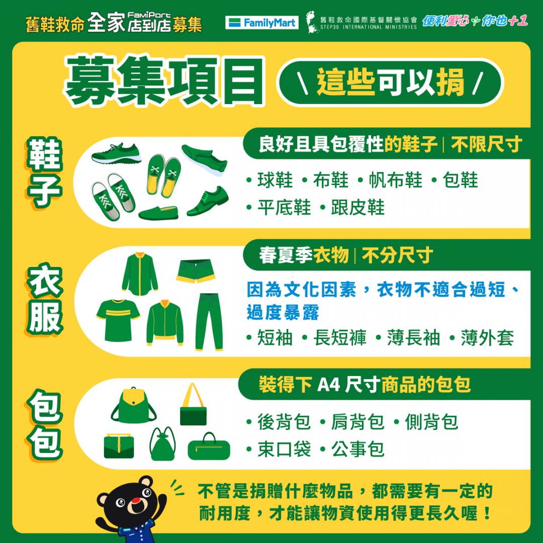 全球3億人無鞋可穿嚴重染疫死！捐鞋援非童 舊衣、舊包透過全家超商就能捐