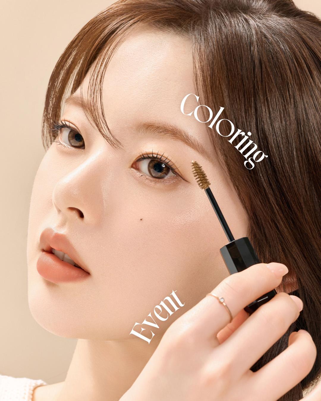 運用淺色染眉膏可營造「脫色眉」效果，讓人看起來更年輕。