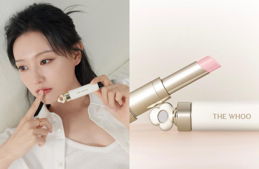 金智媛使用色是寶寶粉色「01 BLUSH」，一抹增加水嫩感。