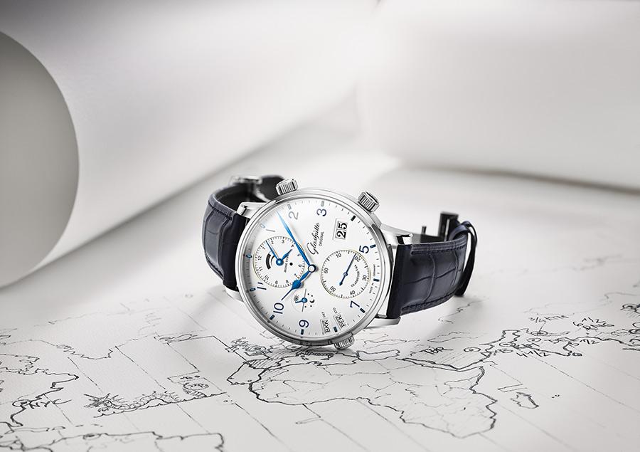 Glashütte Original Senator Cosmopolite議員世界時腕錶，697,000元起。