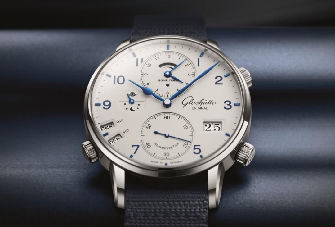 Glashütte Original以機場代號取代城市名，區分出36個時區。