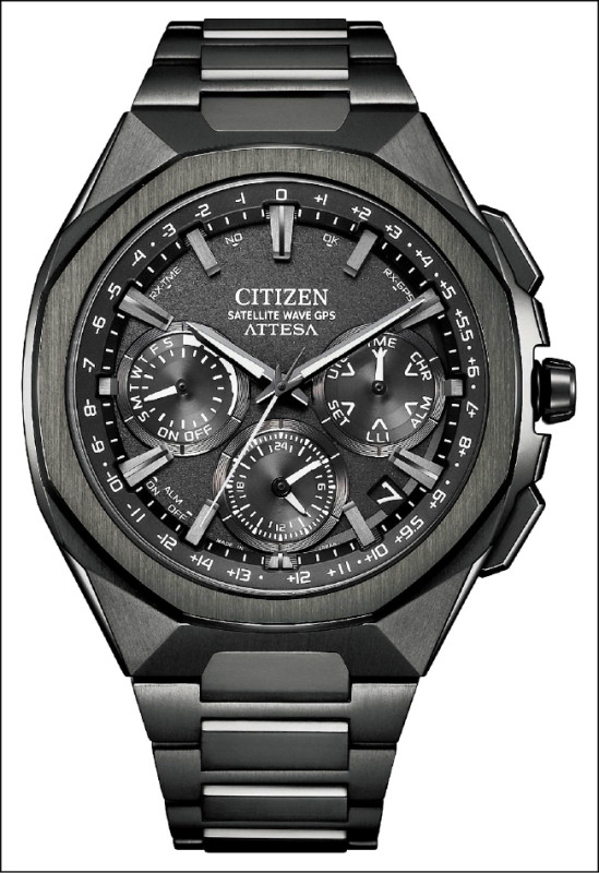 輕盈的鈦金屬CITIZEN CC4105-69E錶款，僅重116公克，73,800元。